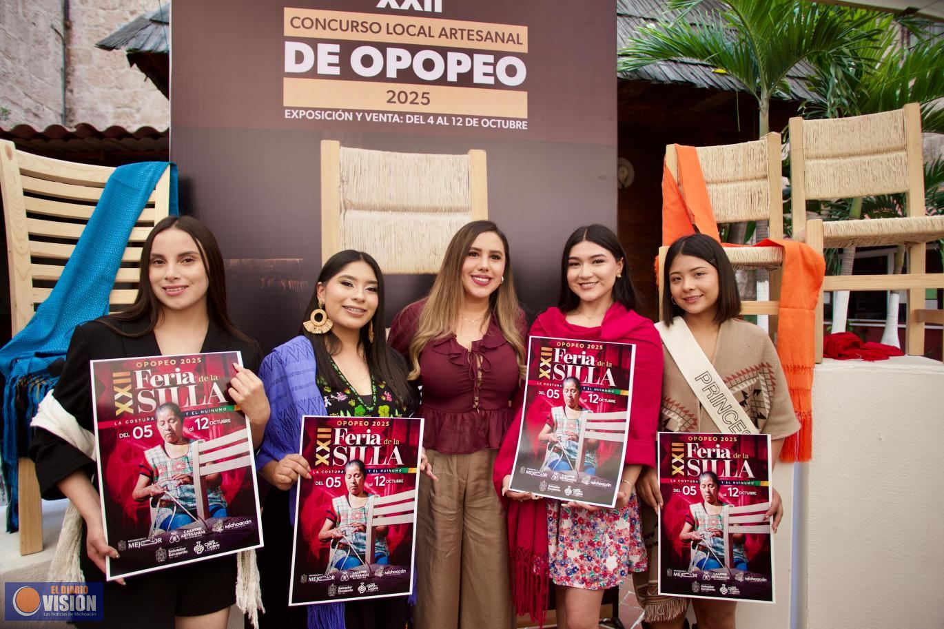 Dayana Pérez presenta la cartelera de la XXII Feria de la Silla 2025 en Opopeo