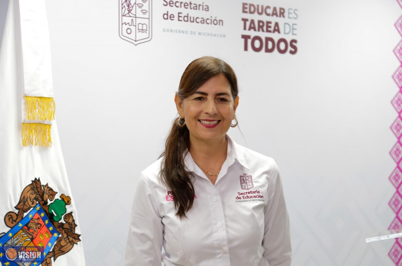 Con estabilidad educativa, Michoacán va por el cuarto ciclo completo: Gabriela Molina