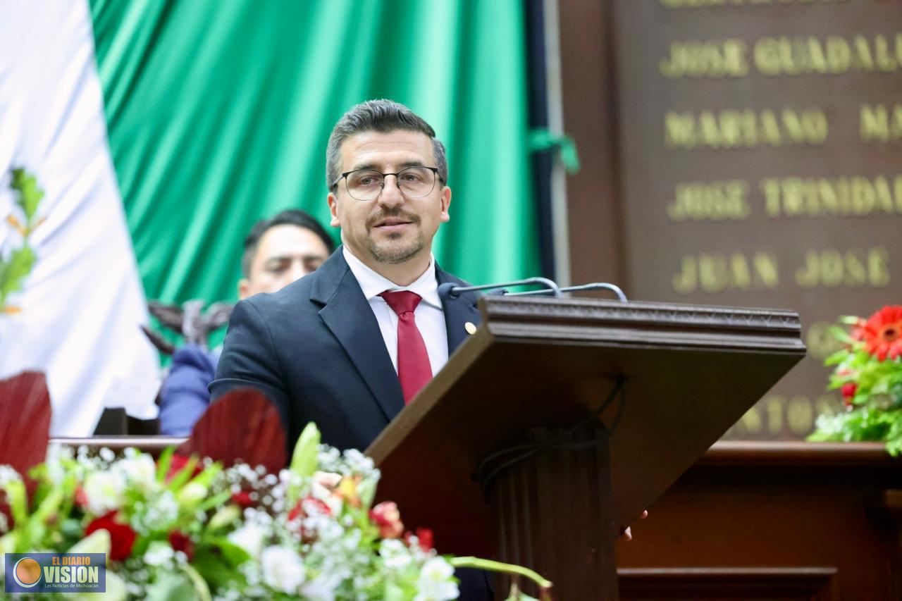 Toño Mendoza reconoce avances en Michoacán durante 4º Informe del Gobernador Ramírez Bedolla