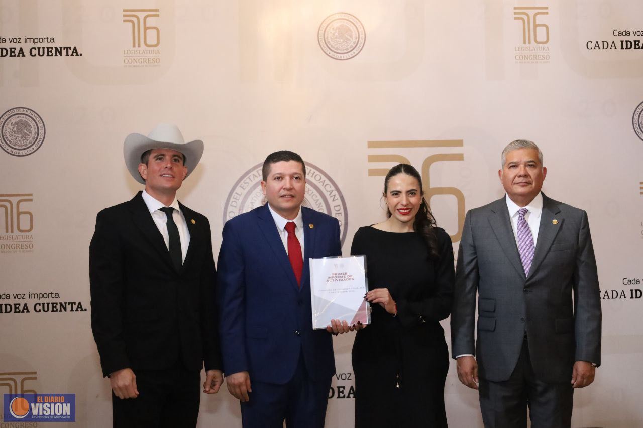 Presenta Vicente Gómez Núñez informe de la Comisión de Seguridad Pública y Protección Civil