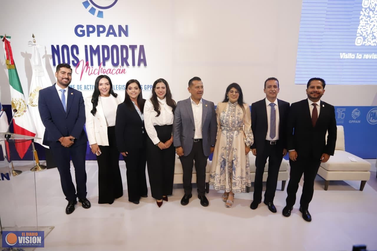 Presenta GP del PAN su Primer Informe de Actividades Legislativas