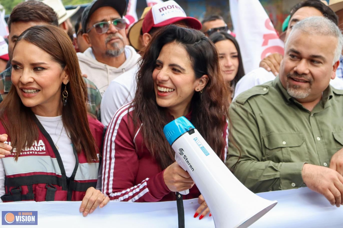 Sheinbaum gobierna con corazón y determinación; la transformación avanza: Giulianna Bugarini