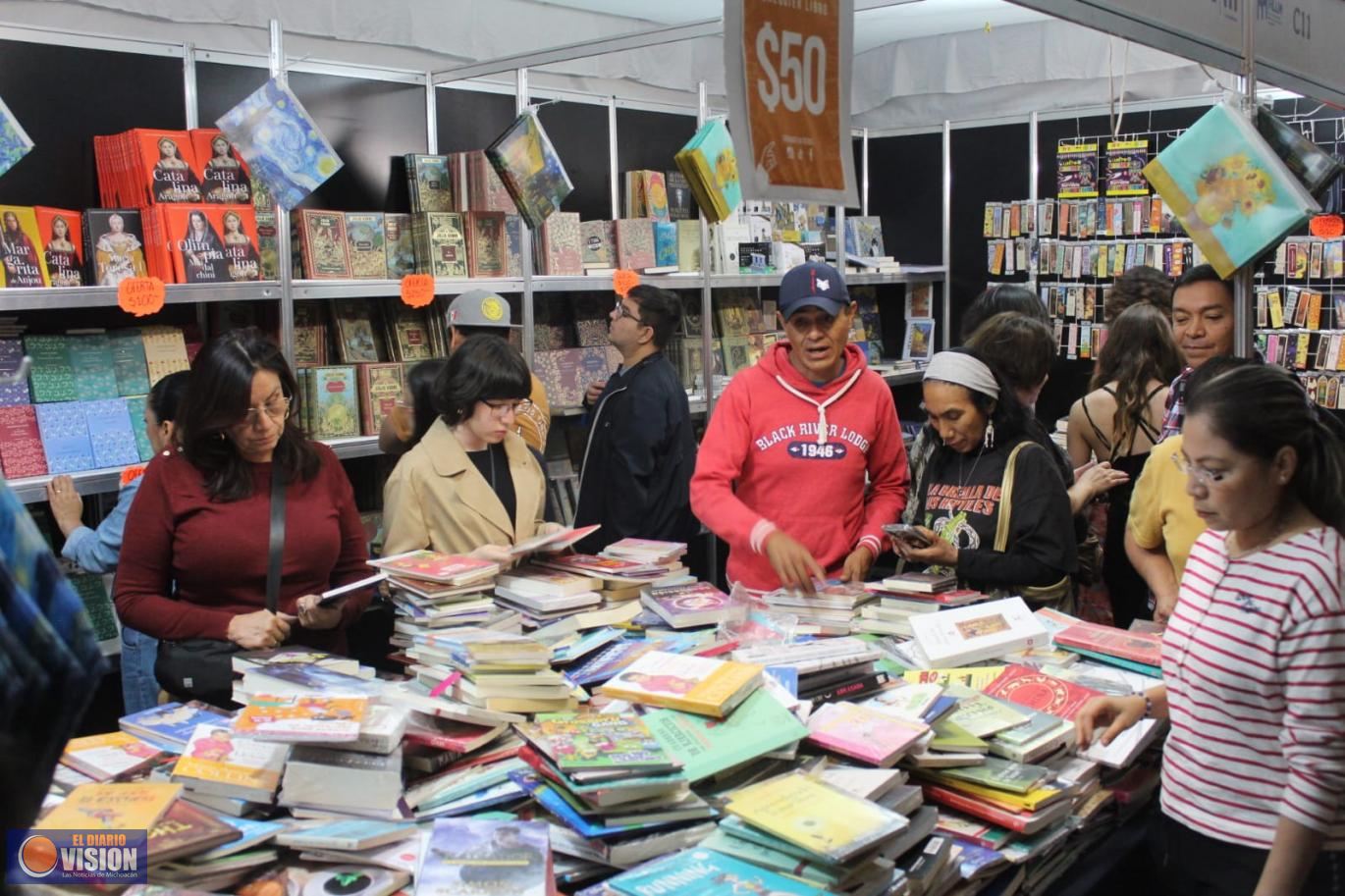 Editoriales, con excelentes resultados en Feria Internacional del Libro y la Lectura de Morelia