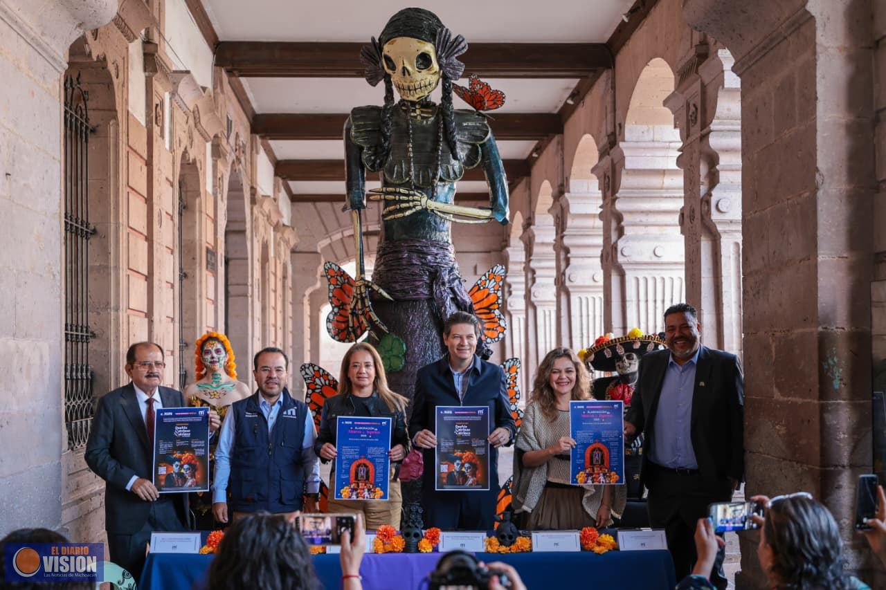 Invita Alfonso Martínez a festejos por Día de Muertos en Morelia
