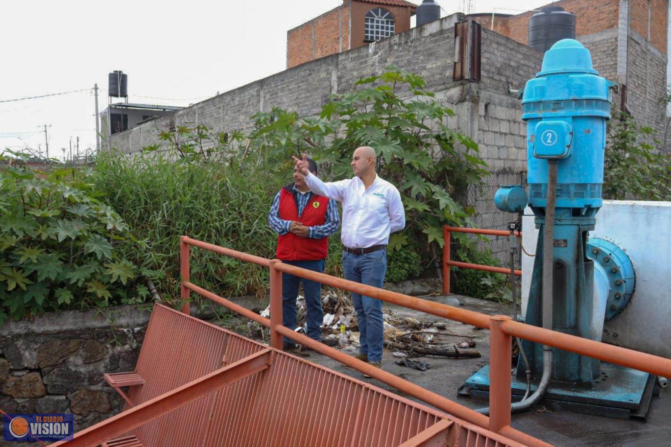 Adolfo Torres continúa supervisión de los niveles de ríos, drenes y cárcamos