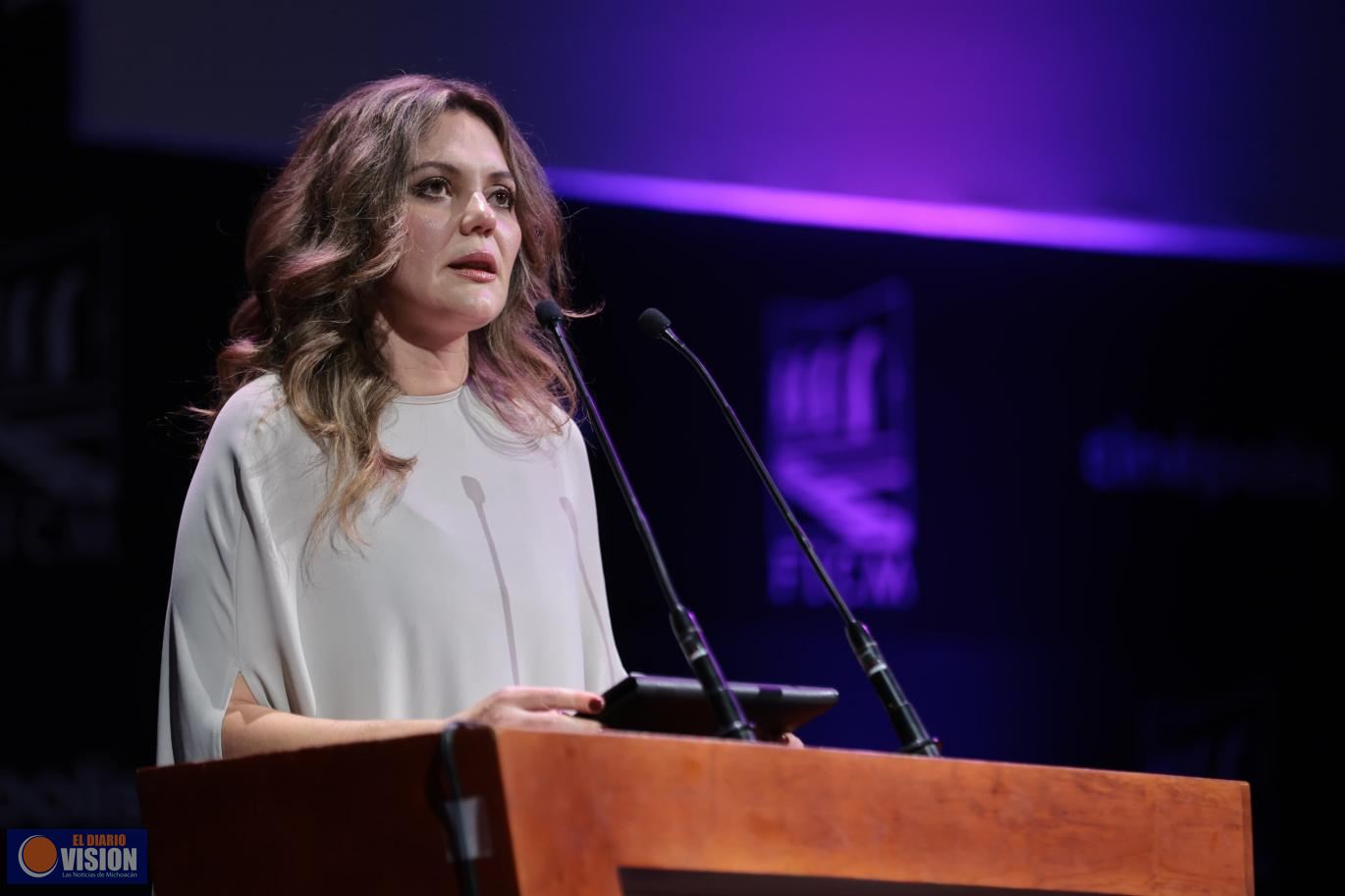 Morelia no solo celebra también cultiva el cine: Fátima Chávez