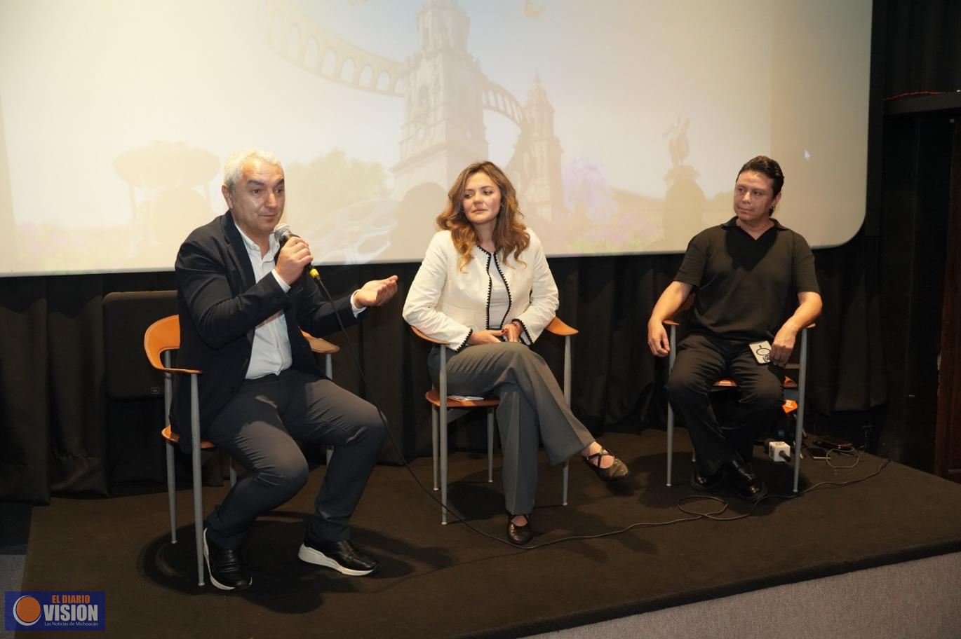 Presenta Comisión Fílmica de Morelia segundo informe de actividades