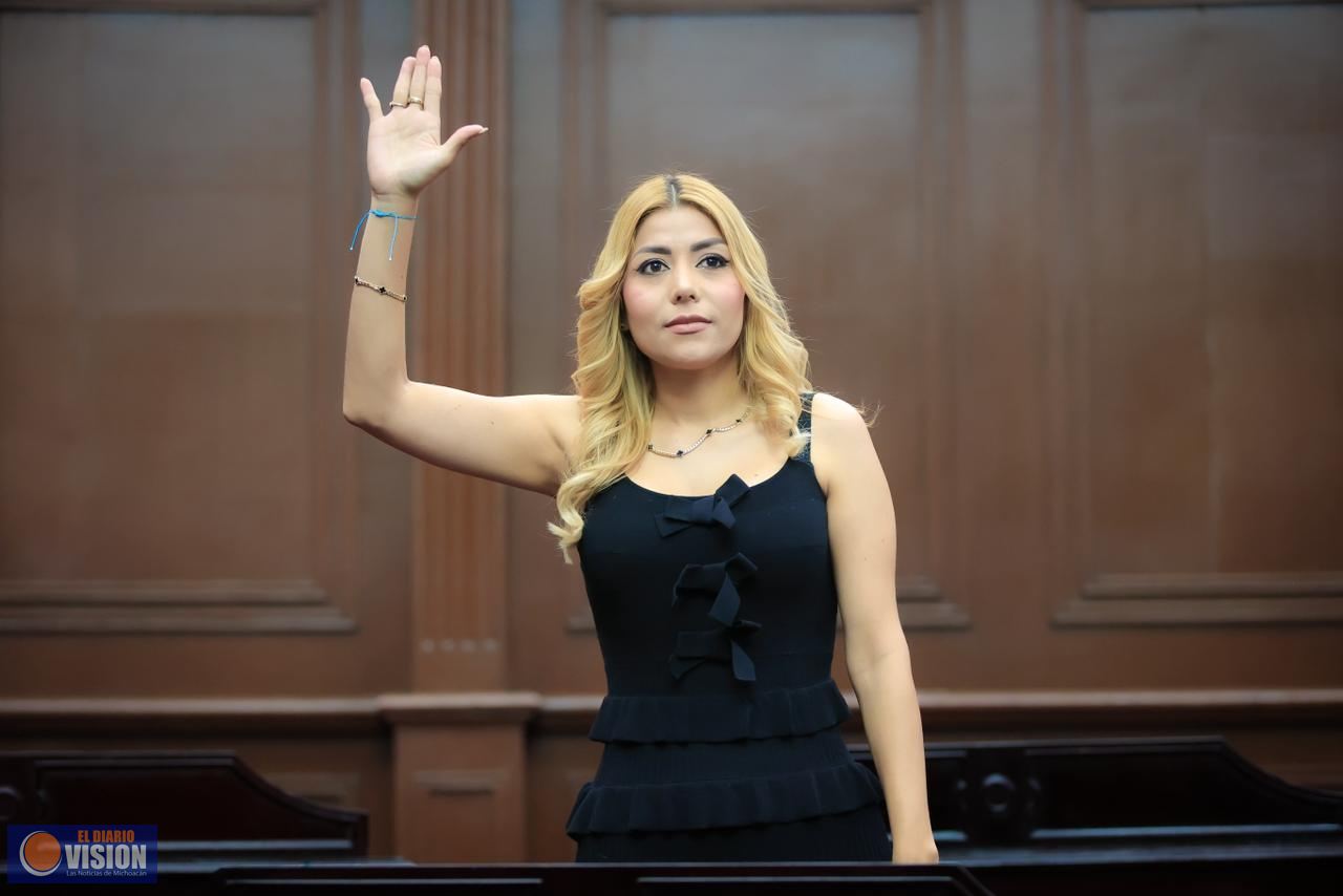 Desde tribuna del Congreso, Sandra Garibay pide justicia para los citricultores de Apatzingán 