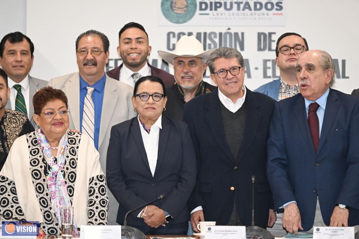 Diputadas y diputados se reúnen con integrantes de Comisión Presidencial para la Reforma Electoral