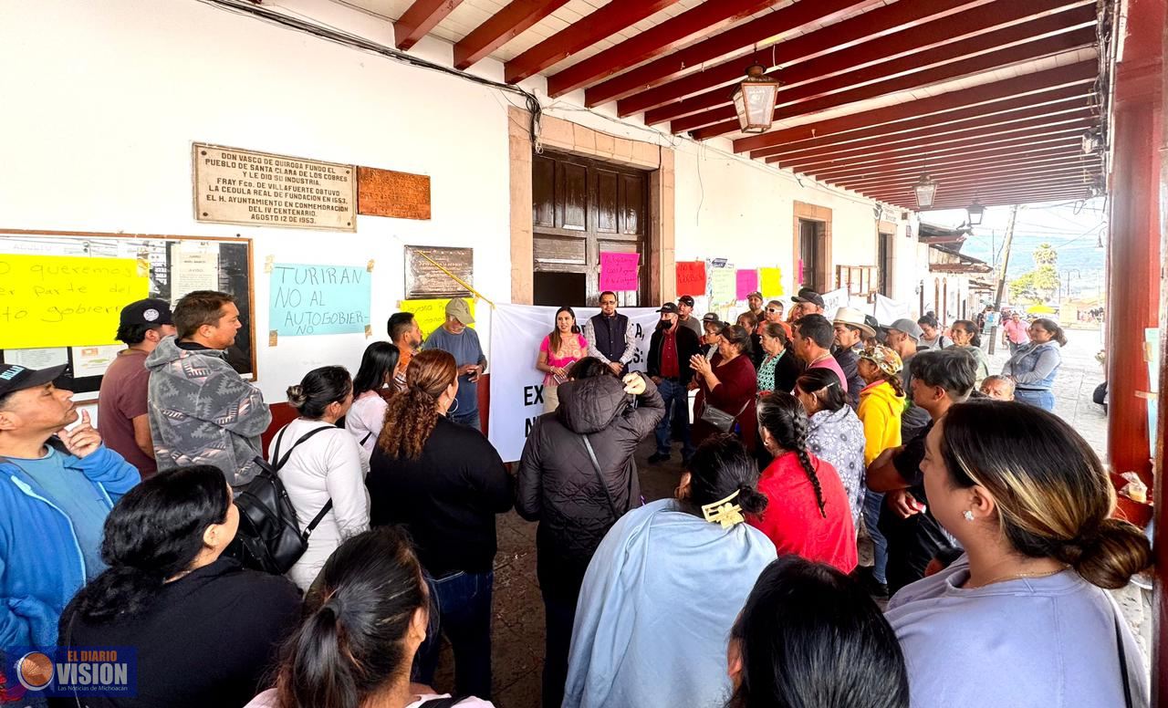 Dayana Pérez Mendoza reafirma respeto al derecho de autodeterminación en Opopeo