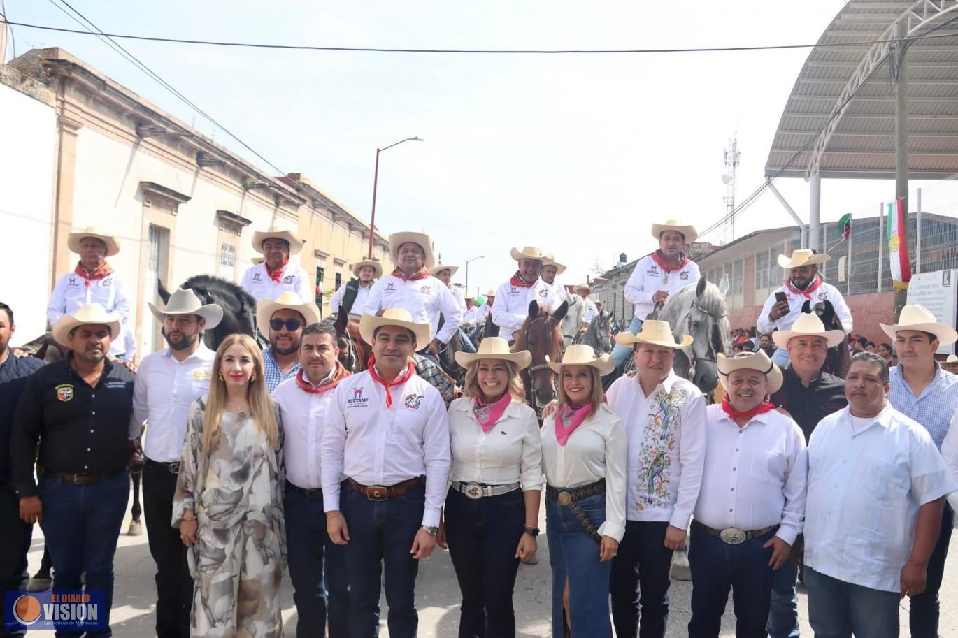 Al grito de ¡Viva Morelos!, inició la Cabalgata Morelos 2025: Graciela Hernández Arreola 