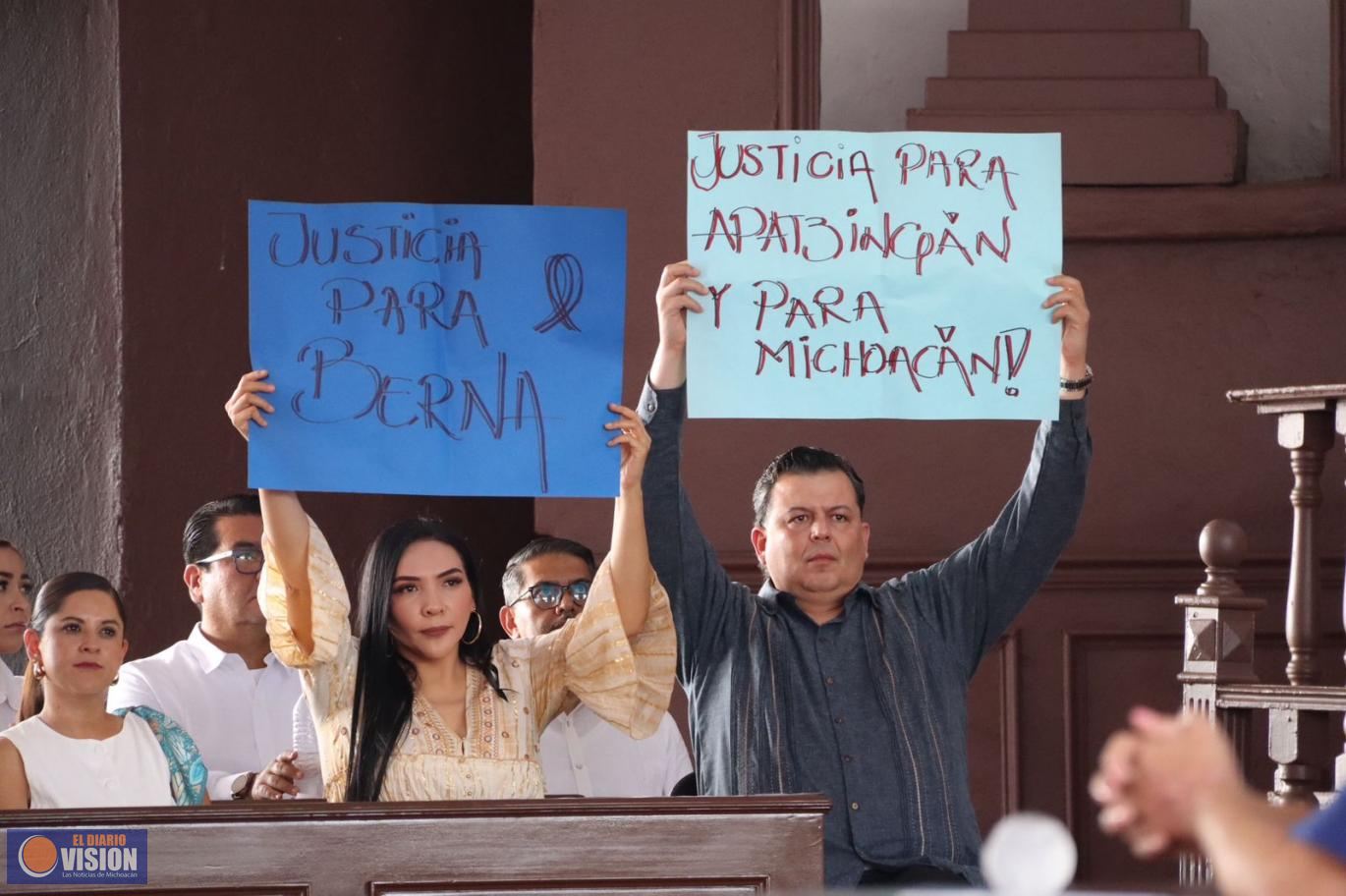 Diputados abandonan Sesión Solemne en Apatzingán en protesta de violencia en Michoacán