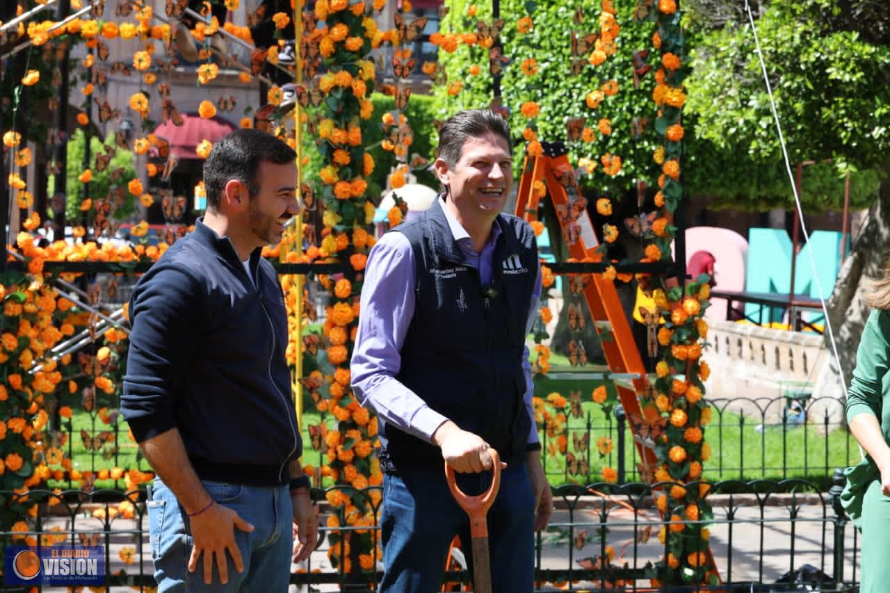 Morelia se viste de colores y olores del cempasúchil