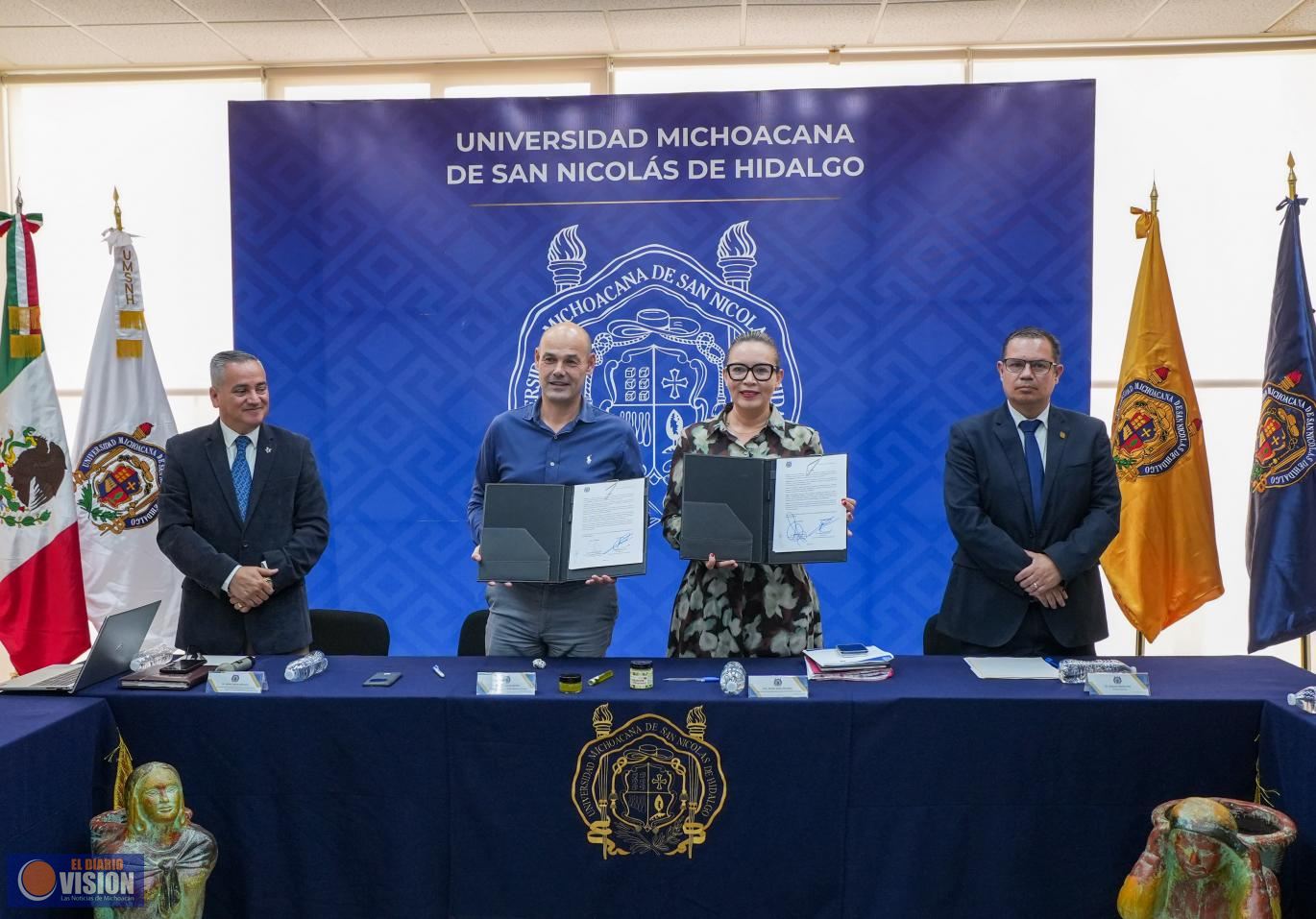 UMSNH impulsa una política de vinculación, cooperación y proyección global; Yarabí Ávila 
