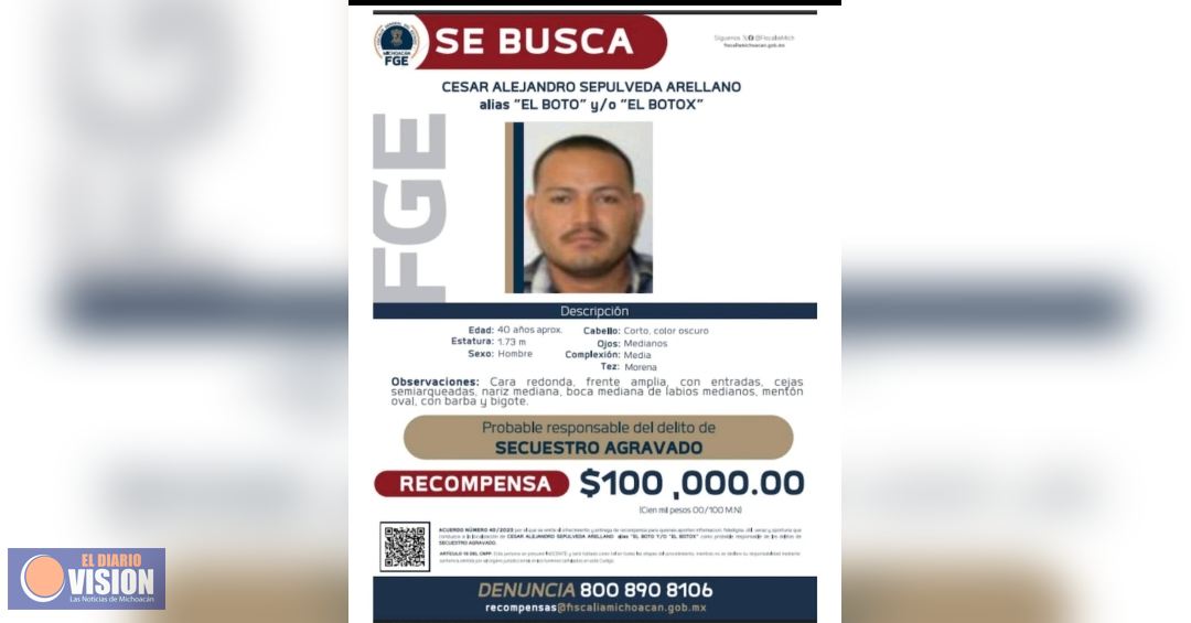 Ofrecen Recompensas Millonarias por la Captura de 