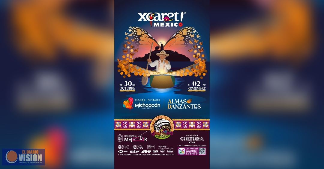 Michoacán cautivará Xcaret con la representación de Noche de Muertos purépecha: Sectur