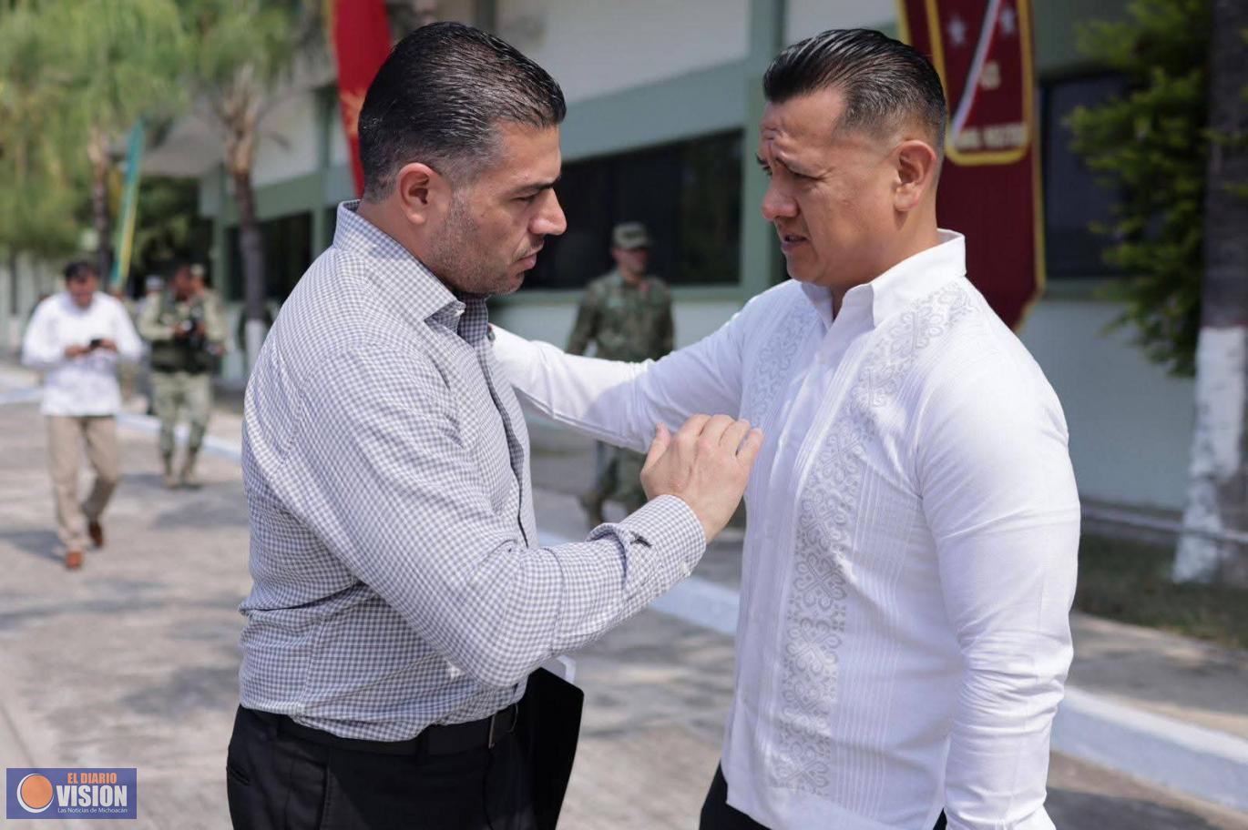 Reforzarán  atención al sector limonero y la seguridad en Apatzingán: Torres Piña