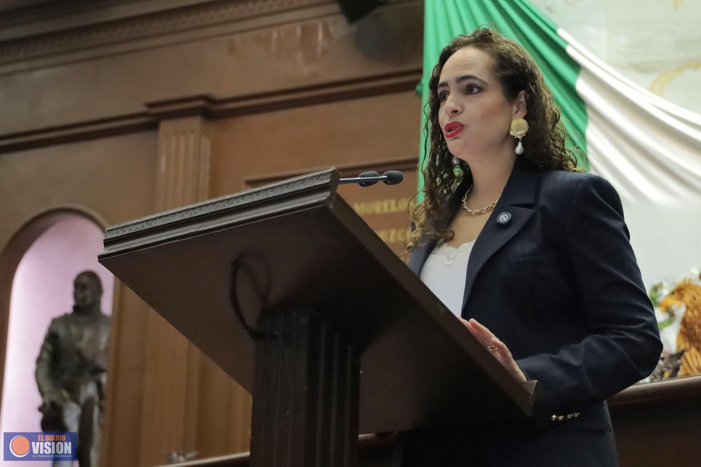 Presenta Sandra Arreola iniciativa para sancionar el robo a cuentahabientes en Michoacán