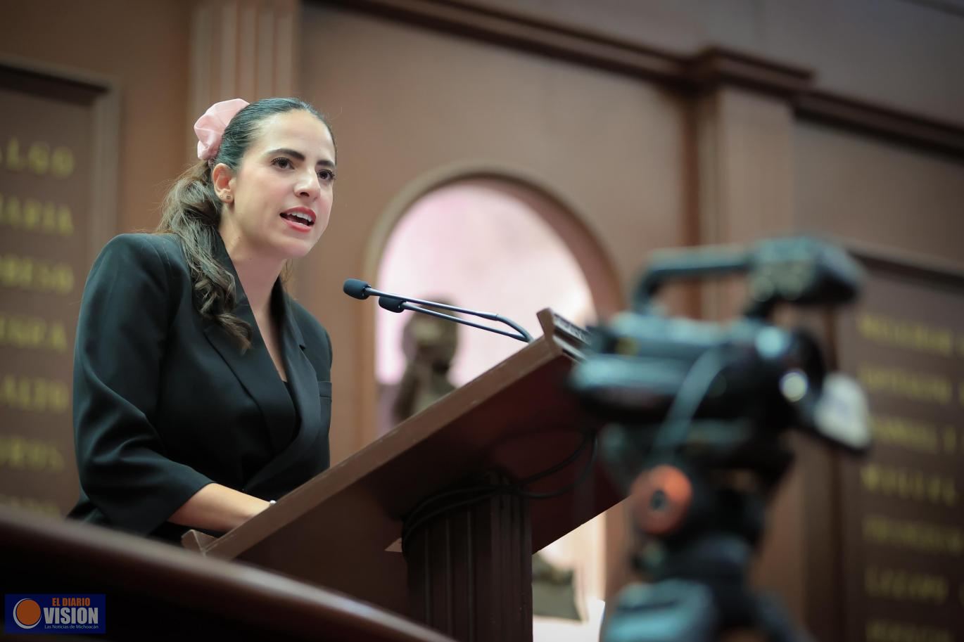 Desde el Congreso  aportaremos lo que el Plan Michoacán por la Paz y la Justicia requiera: Giulianna