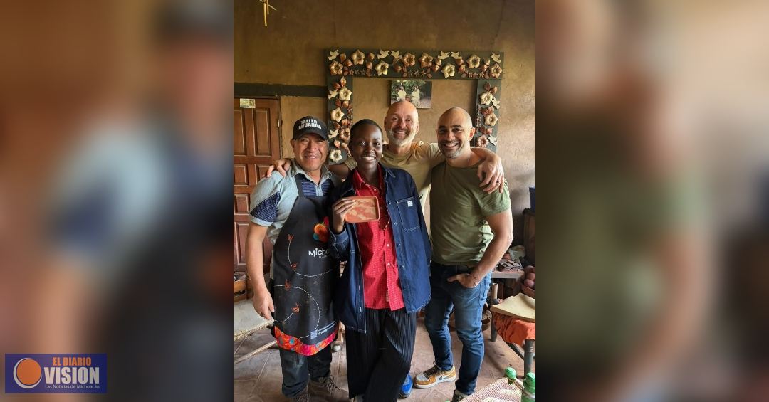 Artesanía de Michoacán conquista a la actriz Lupita Nyongo: Sectur