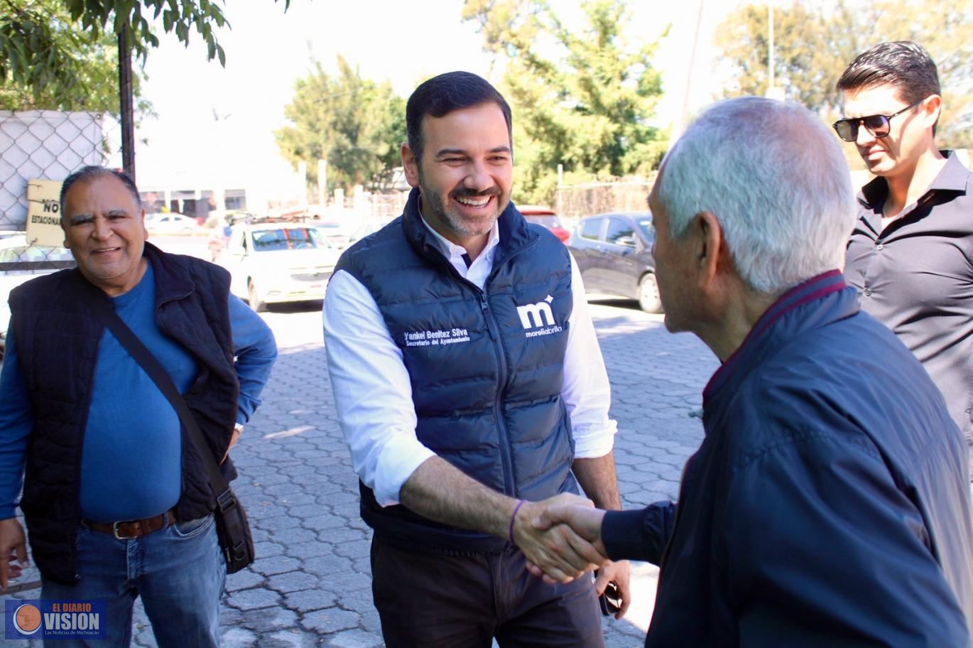 Yankel Benítez escucha y atiende a vecinas y vecinos de Fovissste Morelos