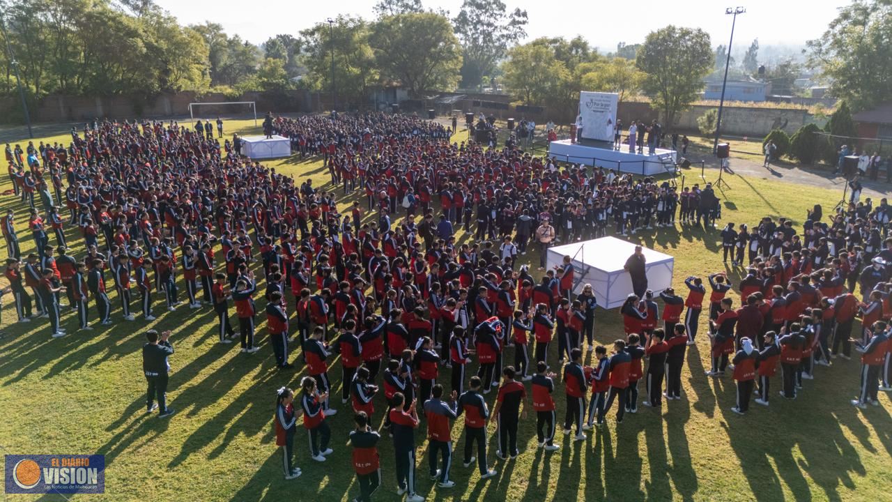Participan más de 200 mil estudiantes en la Jornada Nacional por la Paz: SEE