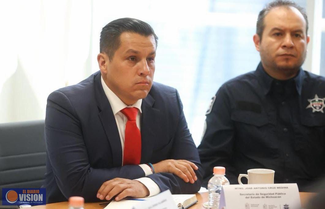 Reforzado el despliegue policial para liberar vialidades en Michoacán: Antonio Cruz Medina