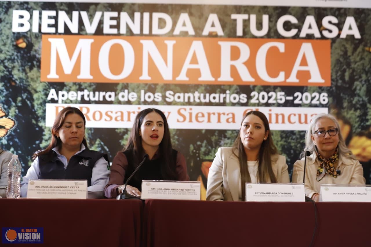 76 Legislatura fortalece acciones en pro de la conservación de santuarios de la mariposa monarca 