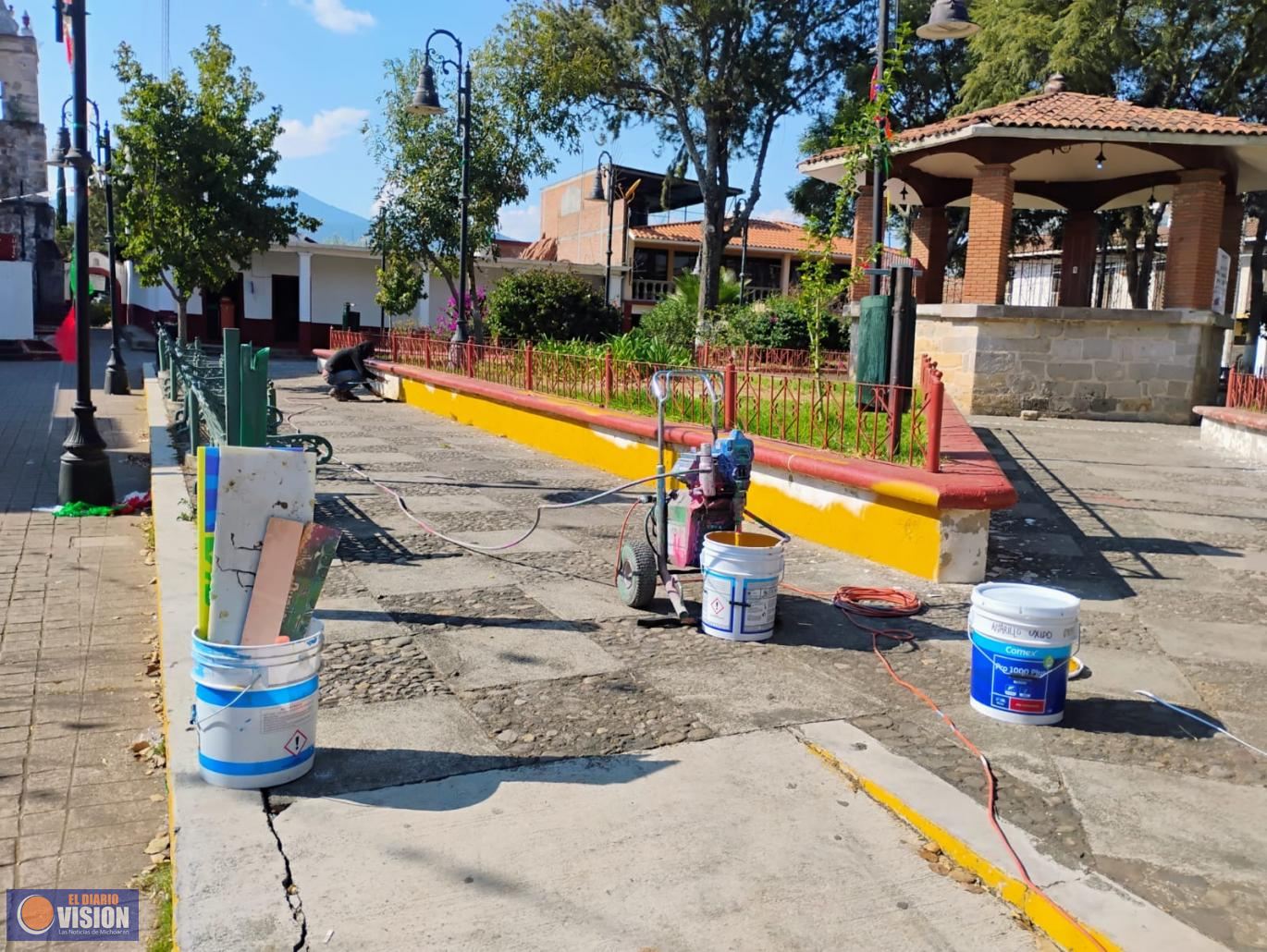 Gobierno de Morelia continúa con el mejoramiento urbano en las tenencias