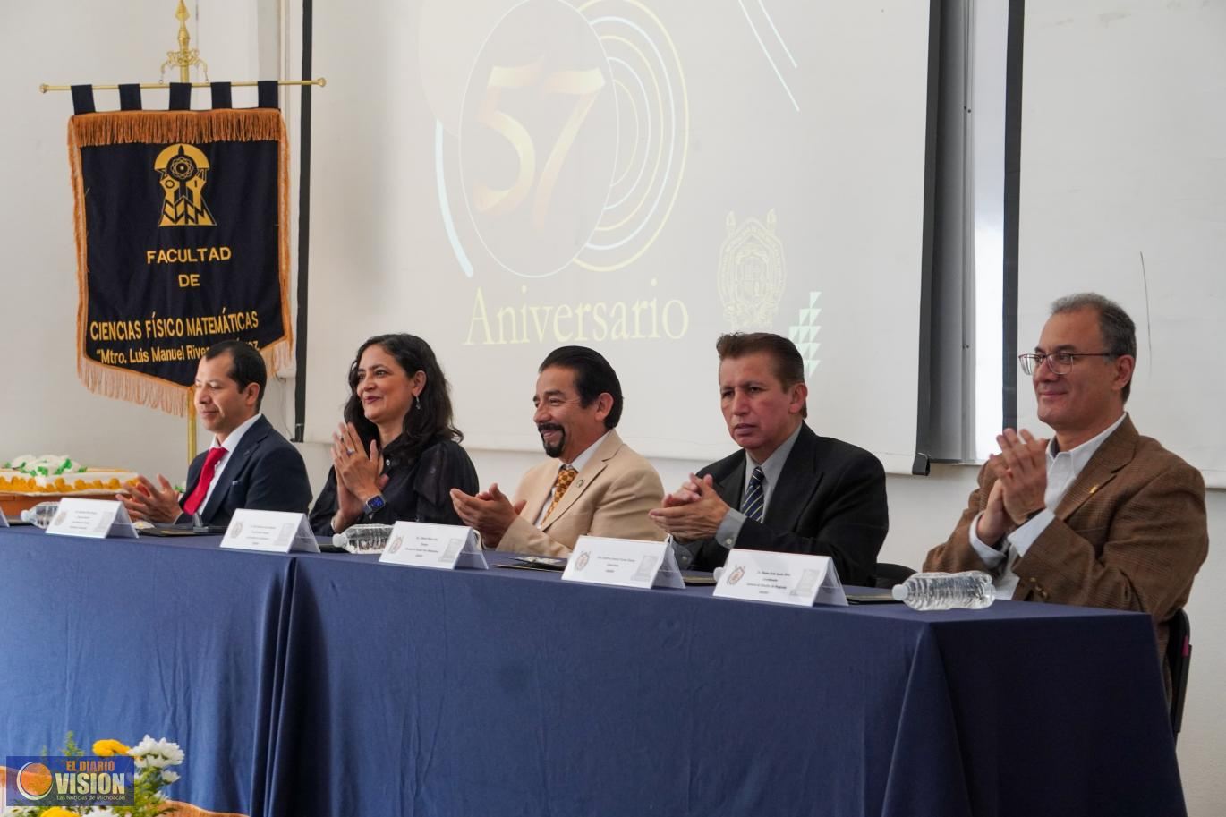 Facultad de Ciencias Físico Matemáticas celebra 57 aniversario con reacreditación  