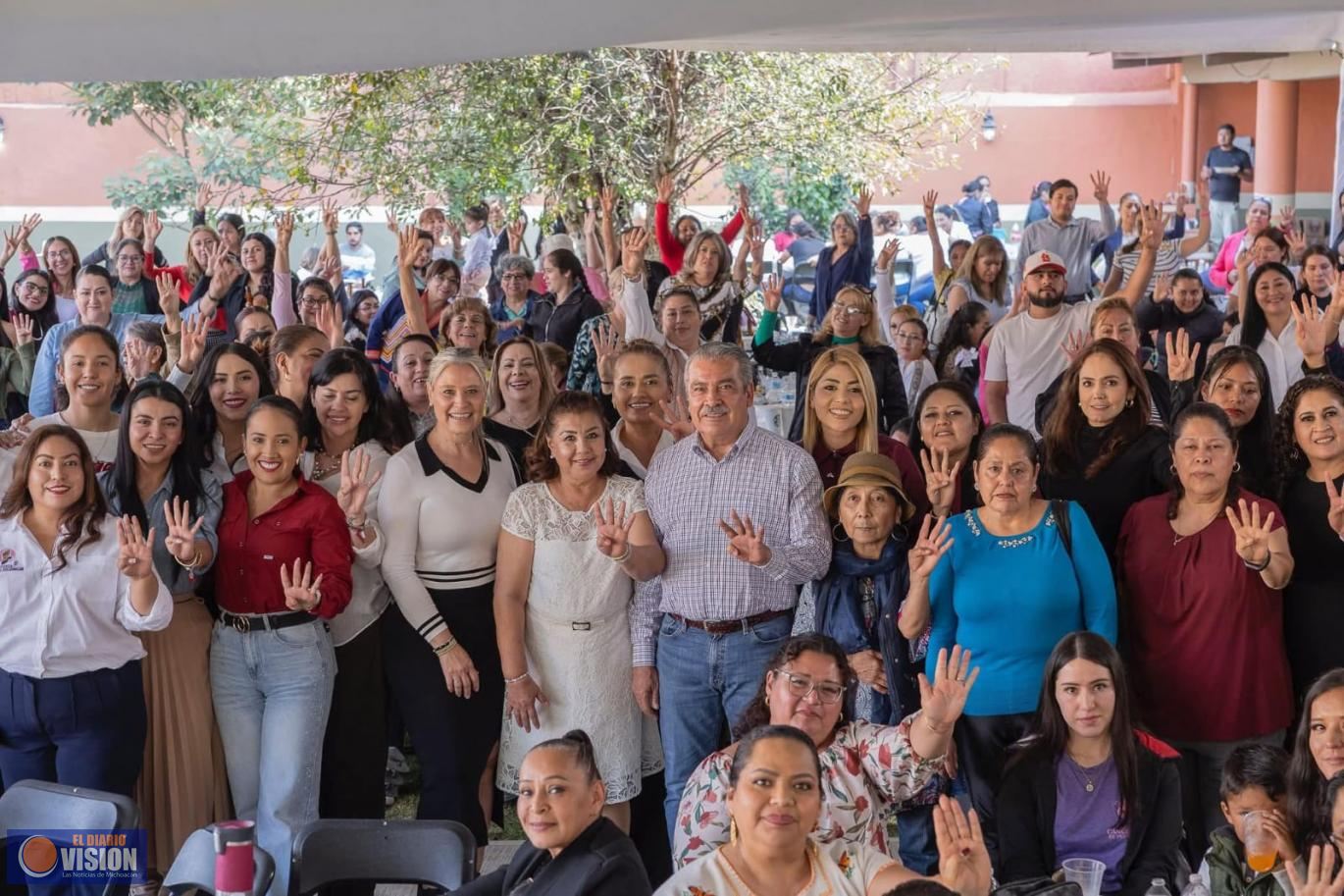 Las mujeres son las protagonistas de la transformación y del Plan Michoacán: Moron 