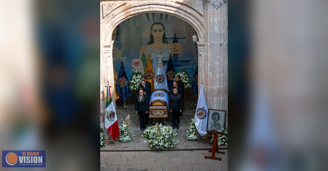 Como una juzgadora íntegra y  ejemplar, fue recordada la  nicolaita María Guadalupe Morales Ledesma