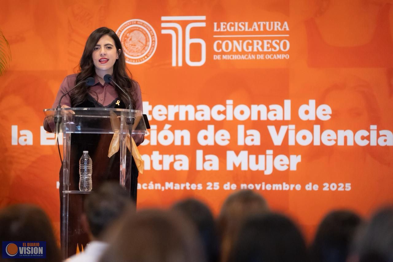 Giulianna Bugarini llama a luchar contra la violencia a las mujeres con leyes que antes les negaron