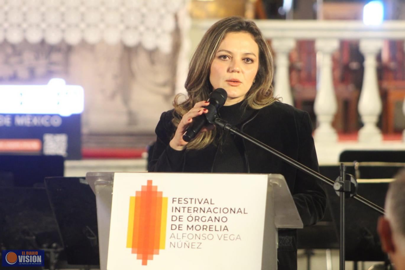 Festival Internacional de Órgano fortalece identidad artística y musical de Morelia: SeCultura
