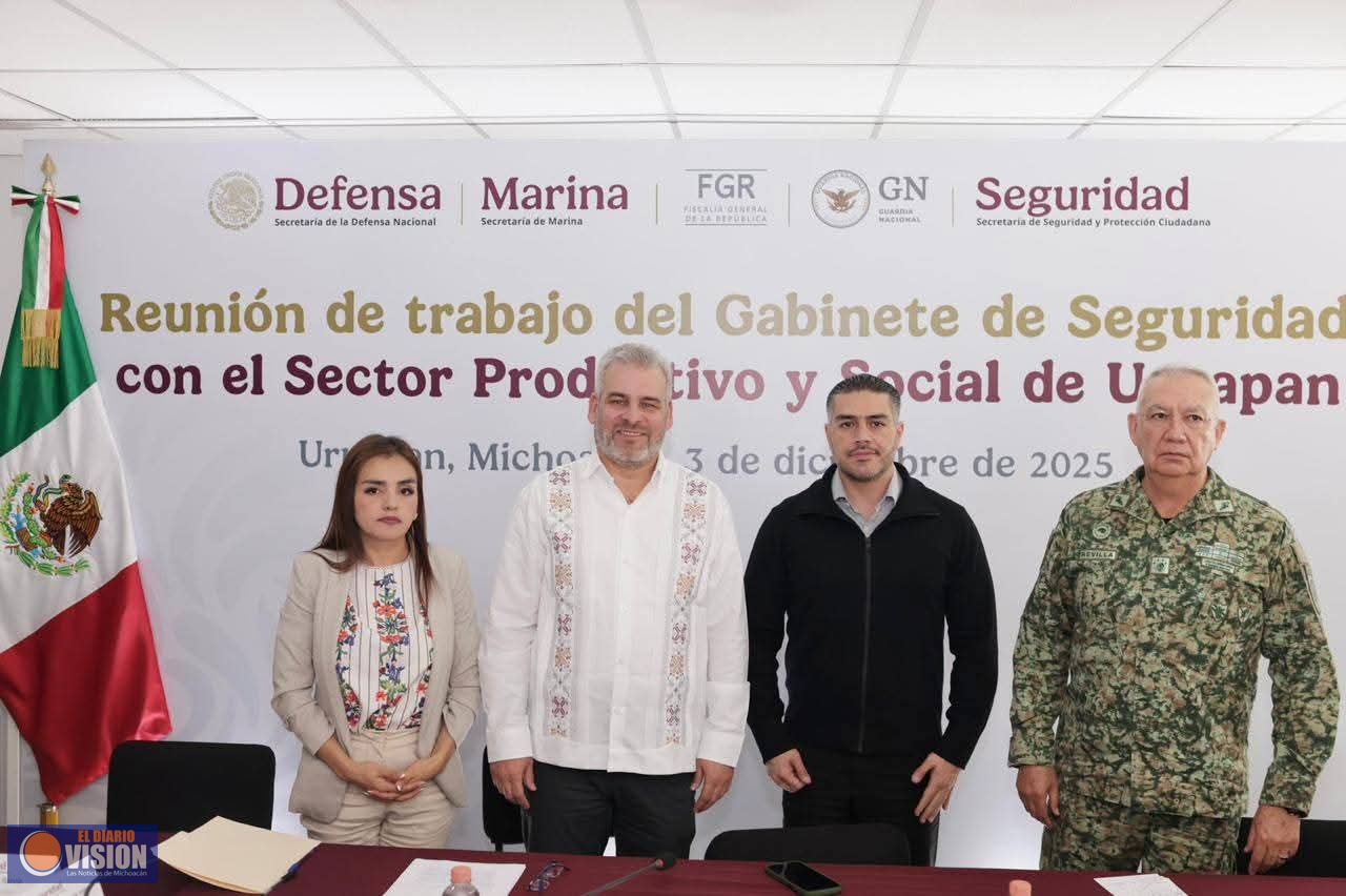 Plan Uruapan avanza con resultados para regresar la confianza a la ciudadanía: Bedolla