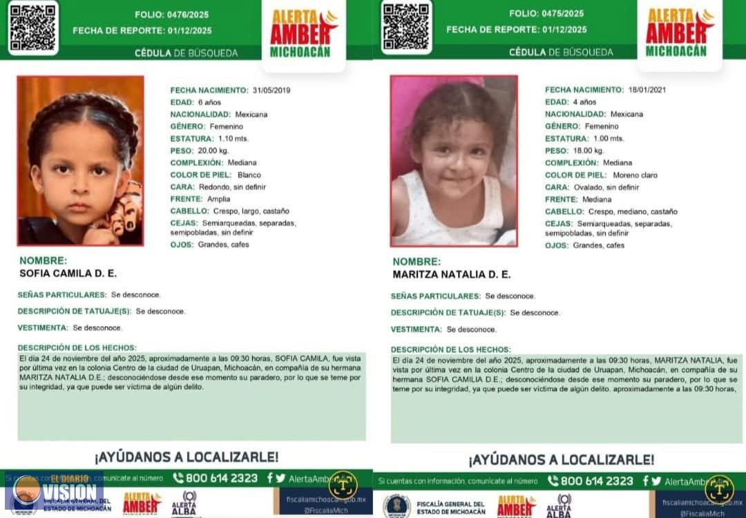 Siguen desaparecidas, hijas de madre víctima de feminicidio