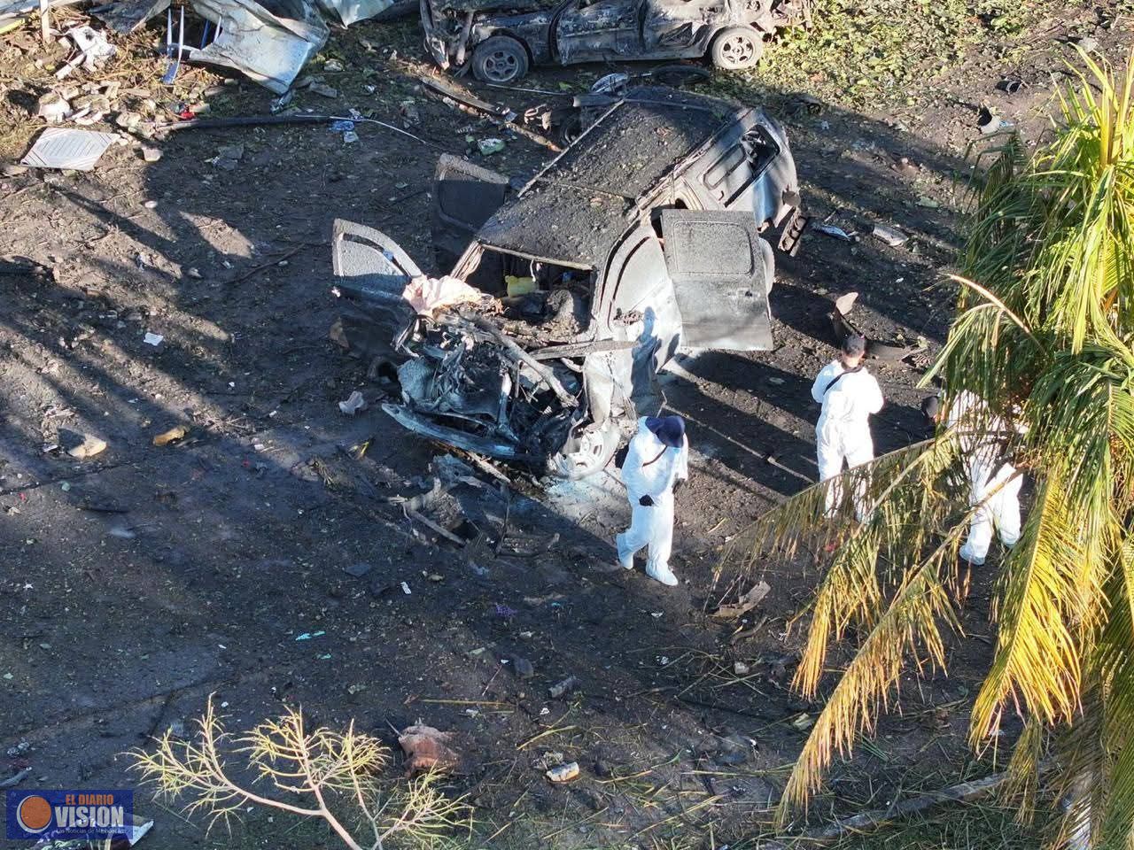 Inician investigación, luego de que estallará carro bomba