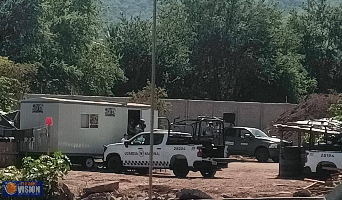 Tiroteo dentro de cuartel de  Guardia Nacional en Aguililla, tres militares muertos y dos lesionados