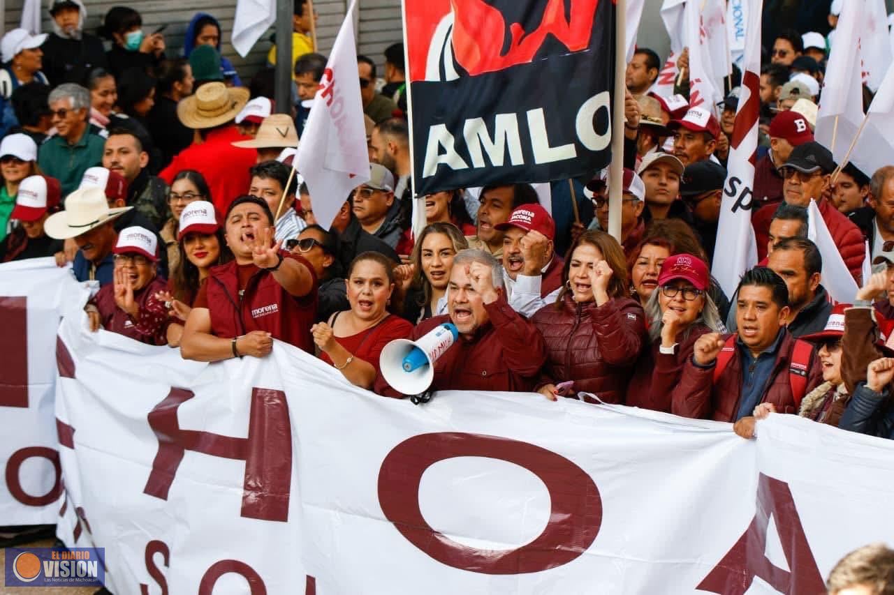 Un Zócalo lleno confirma el respaldo al proyecto de transformación: Jesús Mora