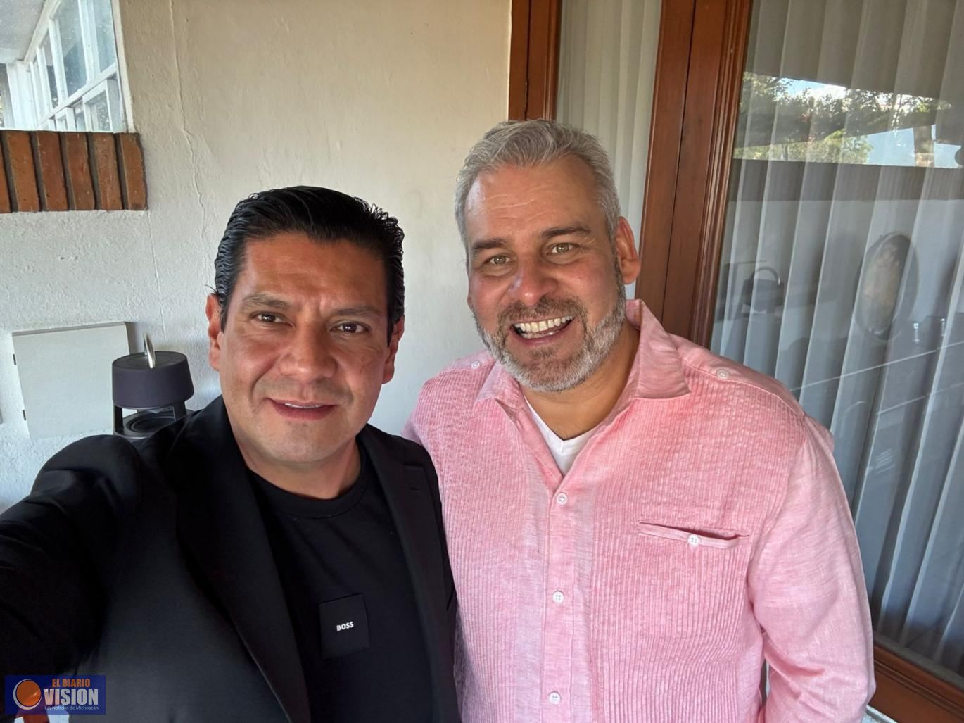 Refrenda Ernesto Núñez Aguilar alianza y respaldo al Gobernador Alfredo Ramírez Bedolla