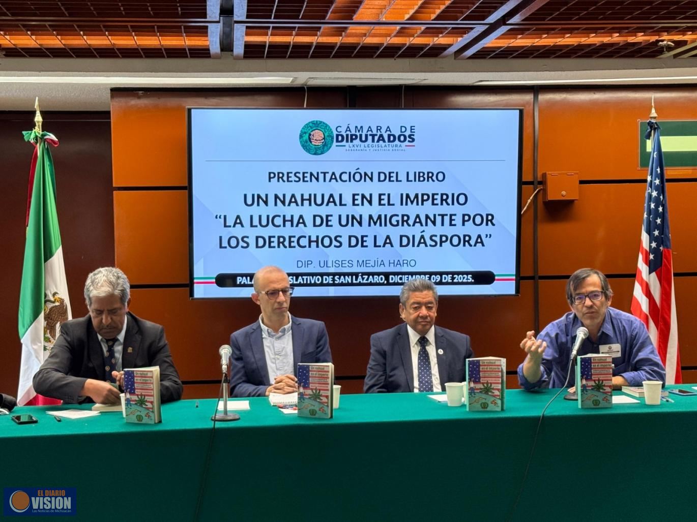 “Un Nahual en el Imperio” llega a la Cámara de Diputados