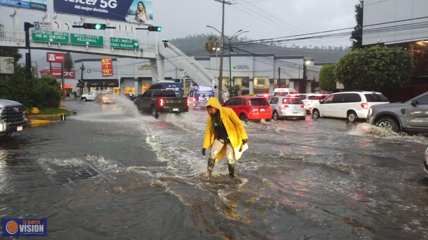 Mantiene Gobierno de Morelia recorrido por lluvias