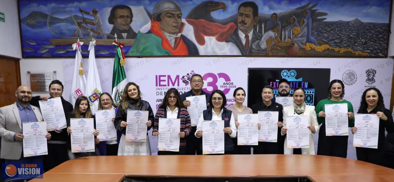 Lanza el IEM la convocatoria del Concurso de Cortometraje “Exprésate en Corto con el IEM