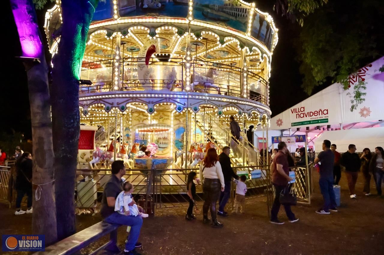 Juegos mecánicos de la Villa Navideña disponibles desde el 13 de diciembre: Sectur