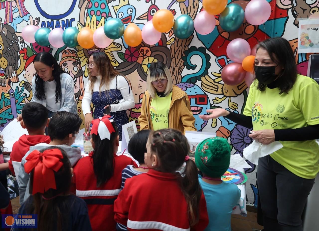 UMSNH llega a todos los rincones con la extensión del Tianguis de la Ciencia; visita AMANC