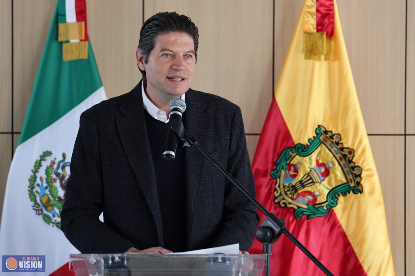 Avanza construcción de La Paz y fortalecimiento de la seguridad en Morelia: Alfonso Martínez