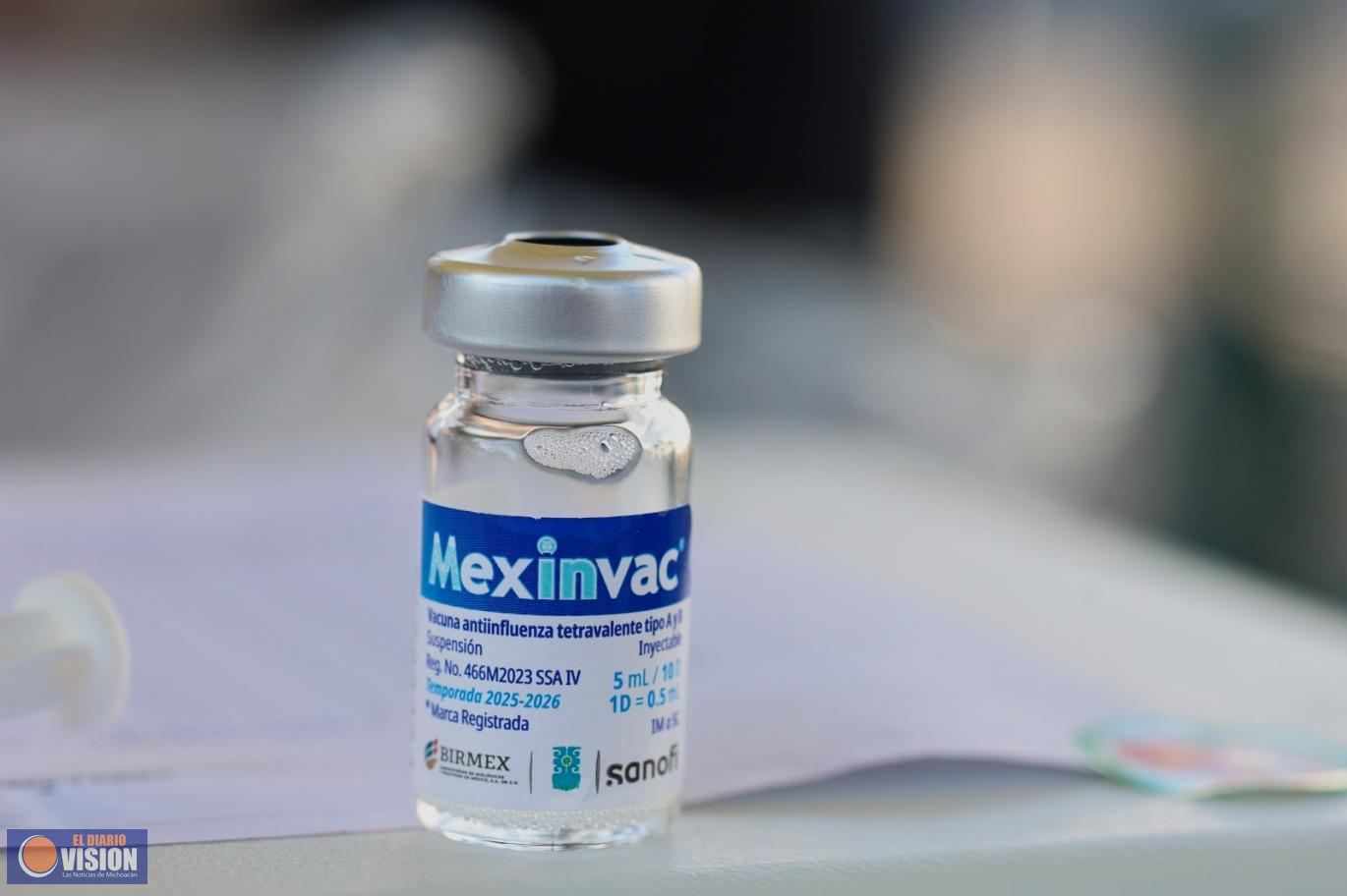 Vacuna que previene influenza H3N2, disponible en Michoacán: SSM