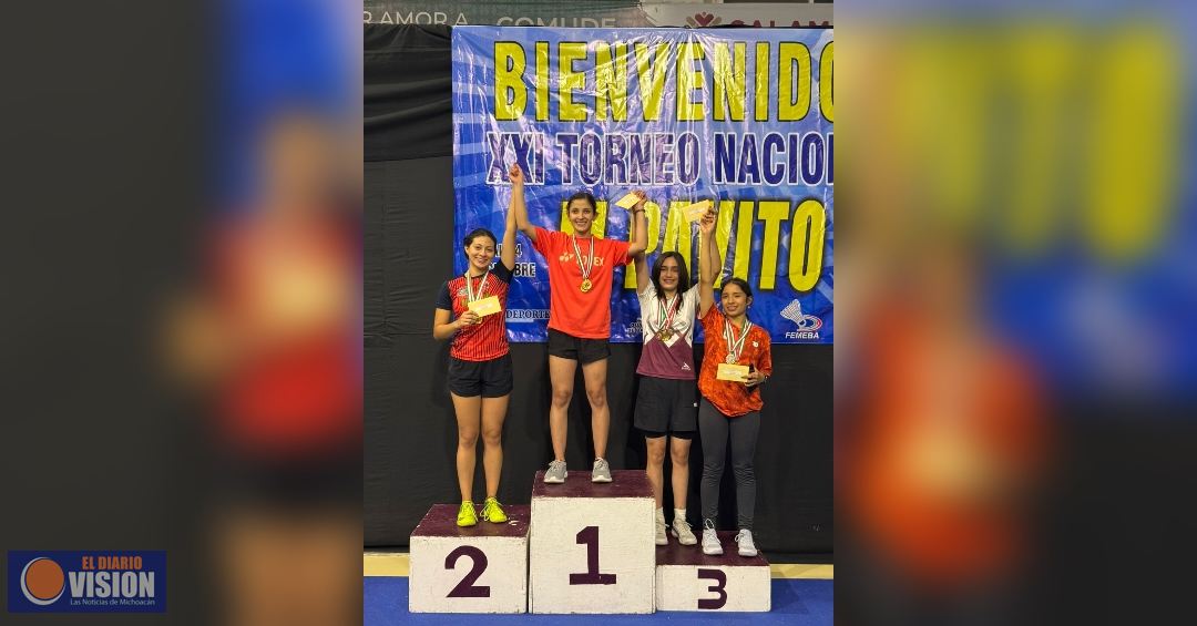 Deportistas nicolaitas arrasaron con medallas en justa nacional de bádminton