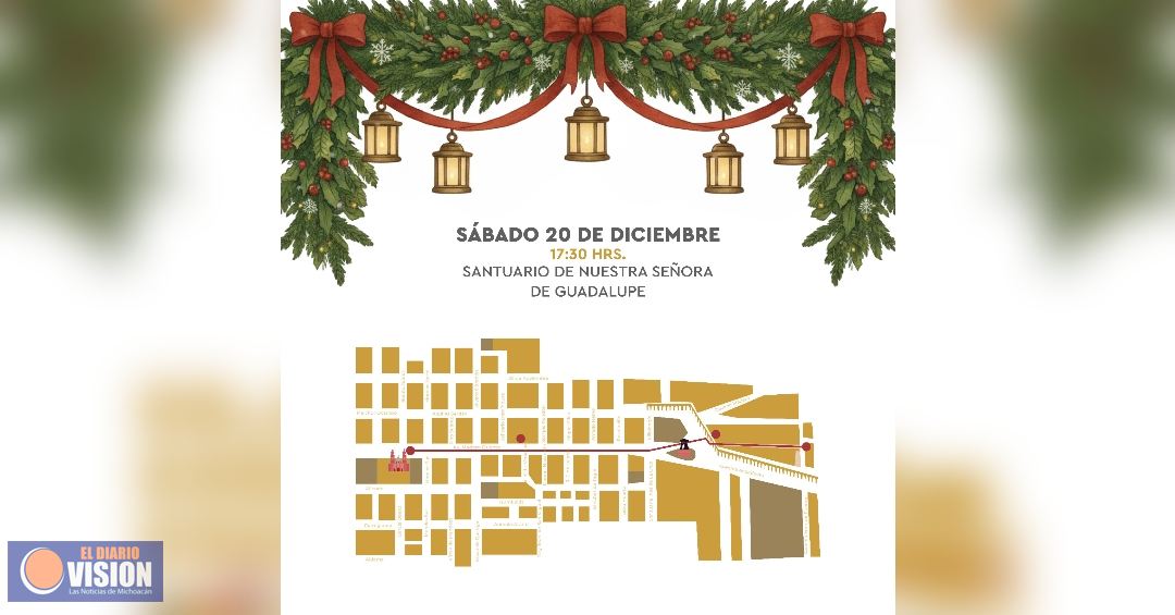 Conoce el recorrido de la Magno Posada “Noche de Paz” en Morelia