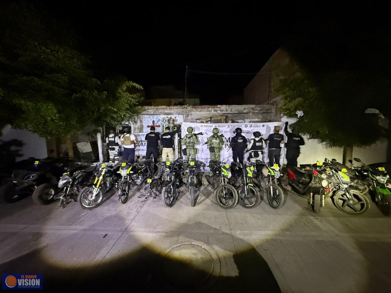 Recuperadas 11 motocicletas robadas en Jacona: SSP